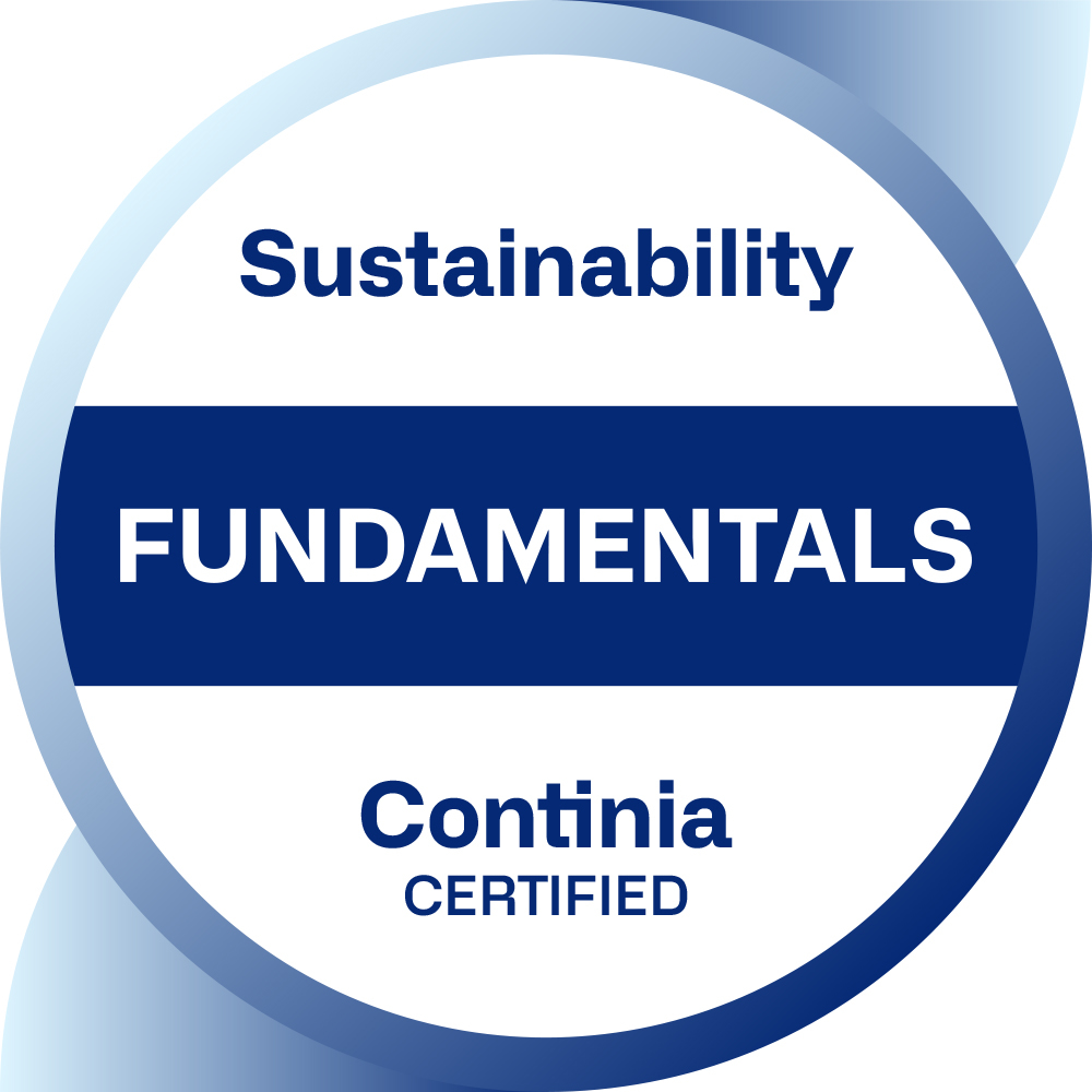 Continia Learn badge 2024 Fundamentals CS