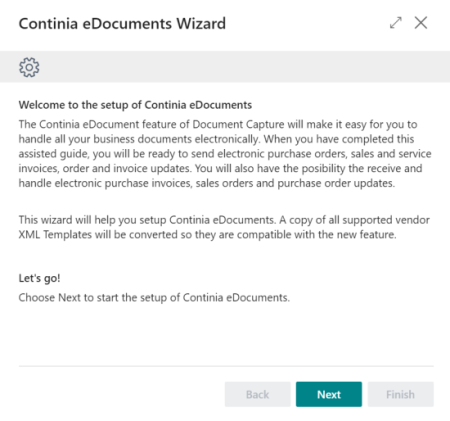 DC_Continia eDocuments Wizard_page1