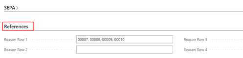 Payment proposal card purpose tab