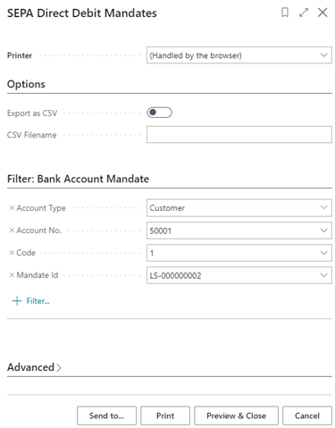 SEPA Direct Debit Mandate