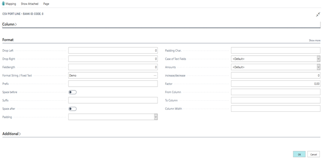 CSV Port Line