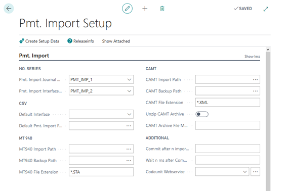 Pmt. Import Tab