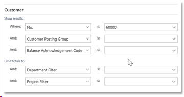 Customer Tab