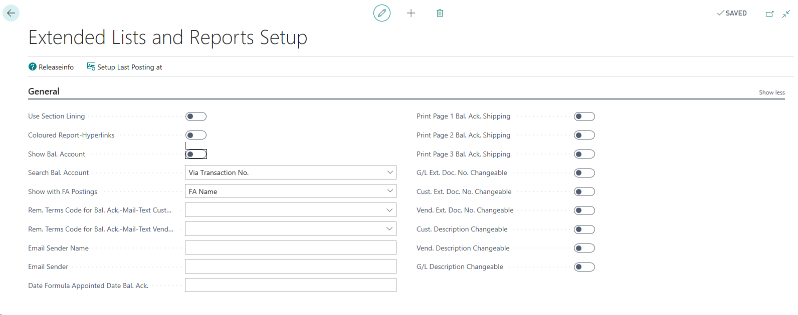 Setup Card